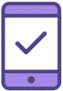 No additional devices required - just tap the validate button on the customer's device and we'll take care of the rest.